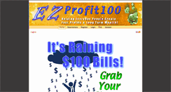 Desktop Screenshot of ezprofit100.com